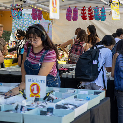 Photo03_DSC00136 (1) Students searching a vendor booth